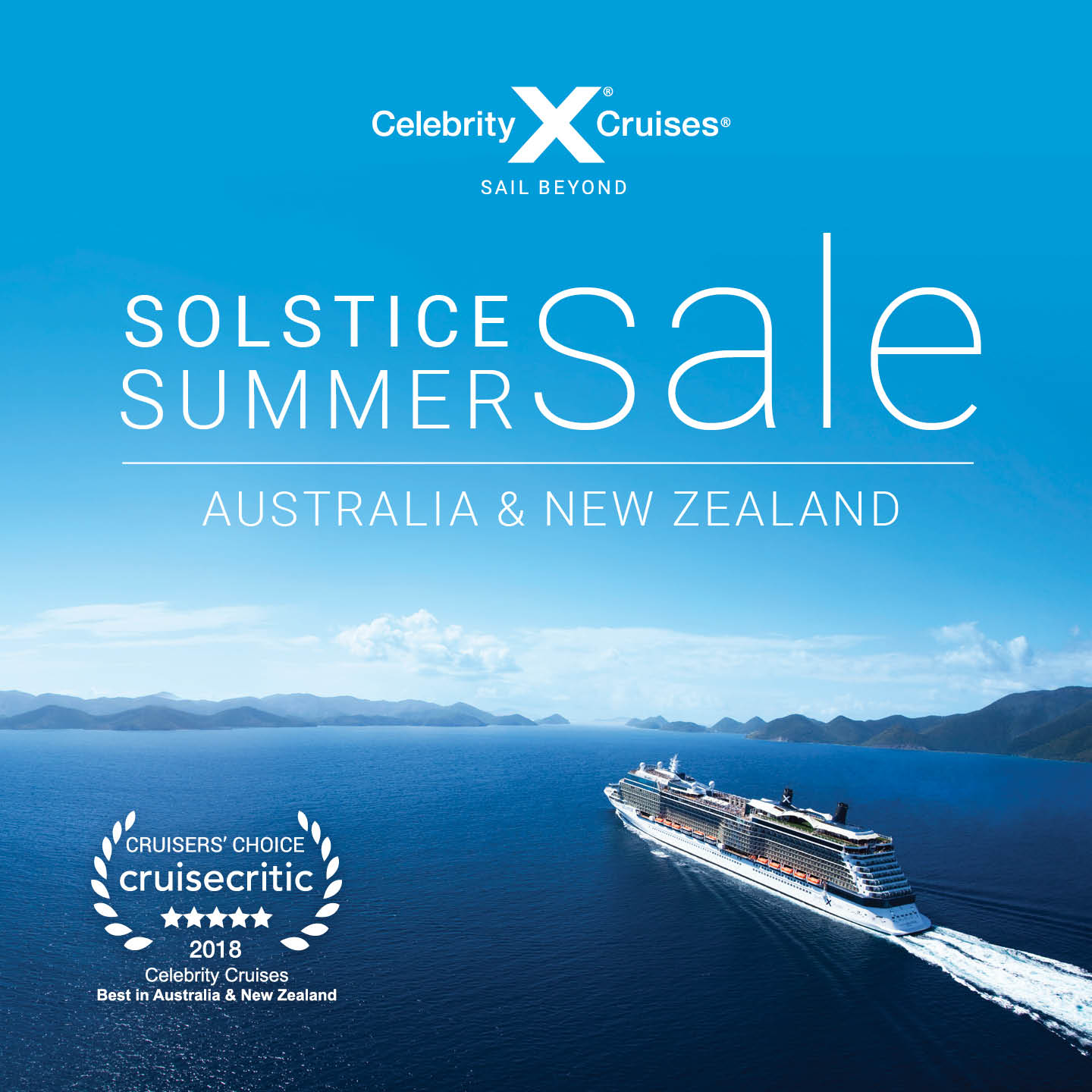 Last Minute Cruises on Celebrity Solstice Australia Cruise Offers