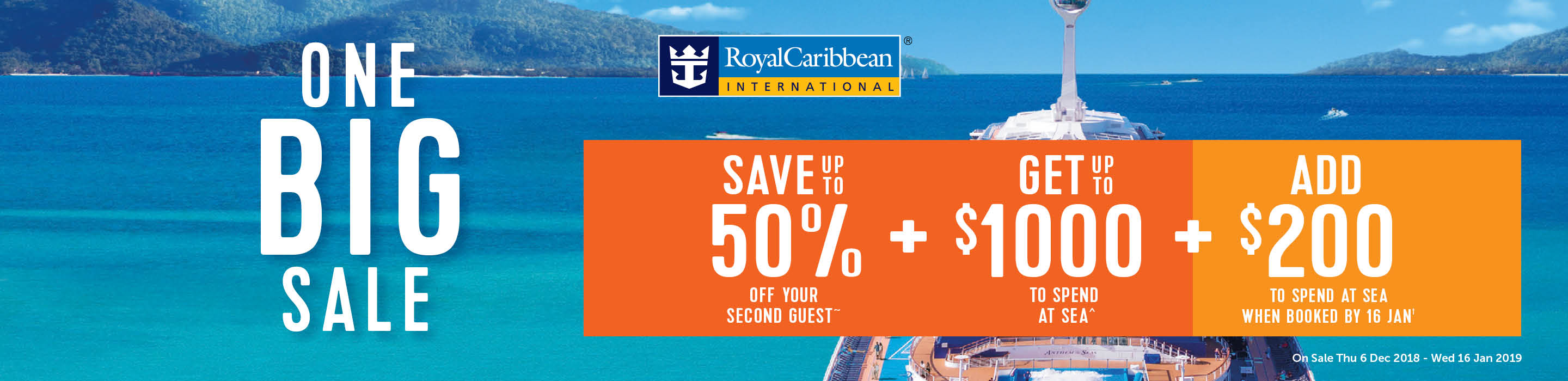 royal caribbean cruise on sale