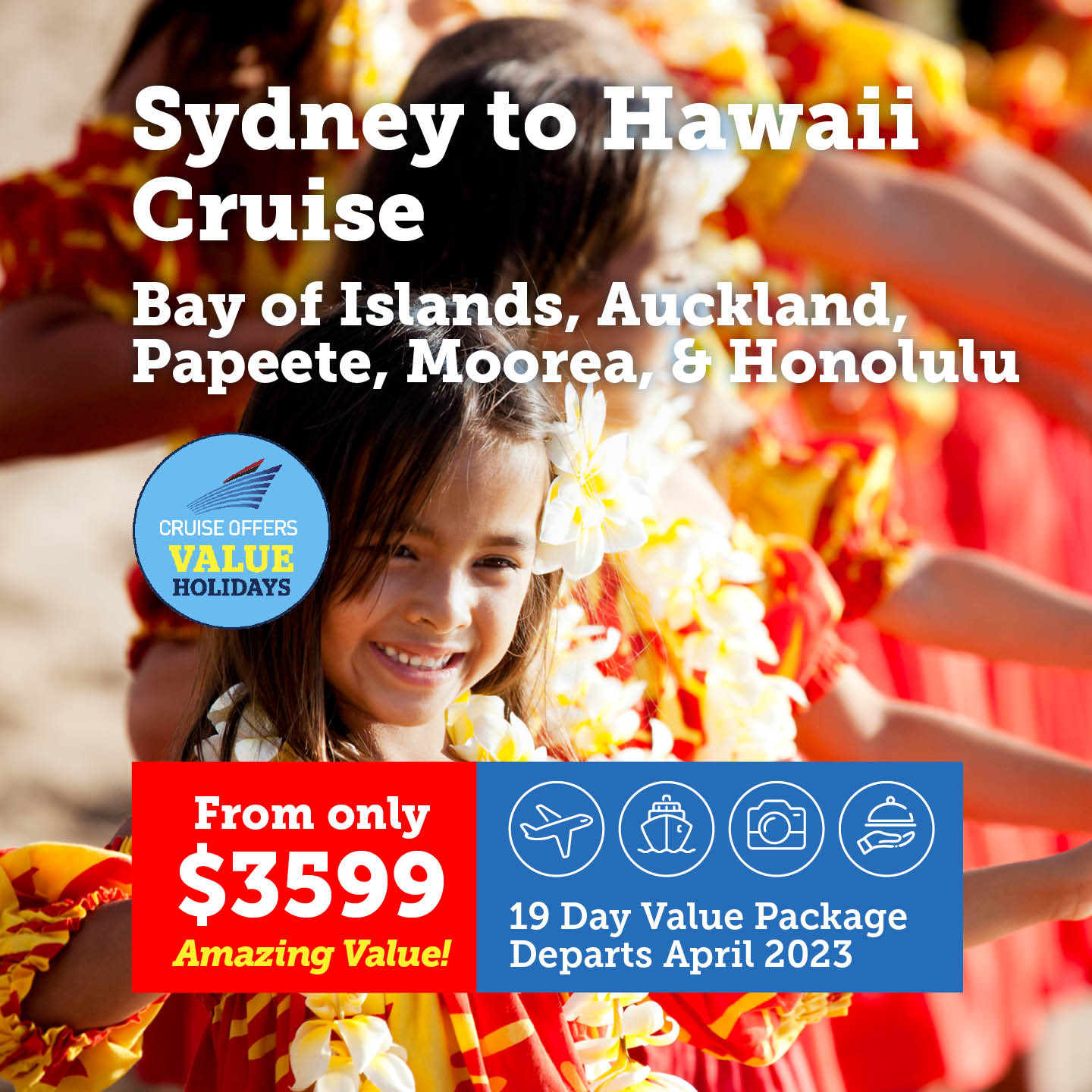 australia to hawaii cruise 2023