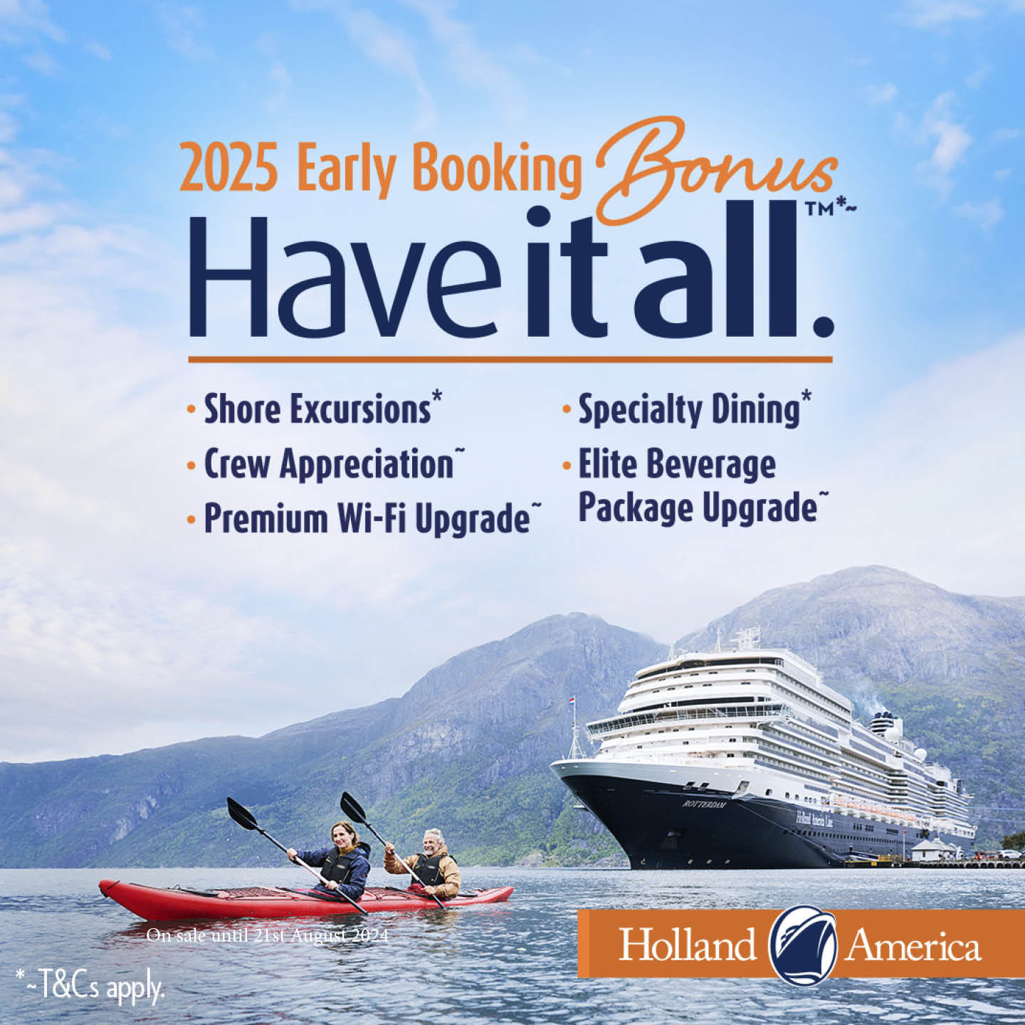 HOLLAND AMERICA DEALS 