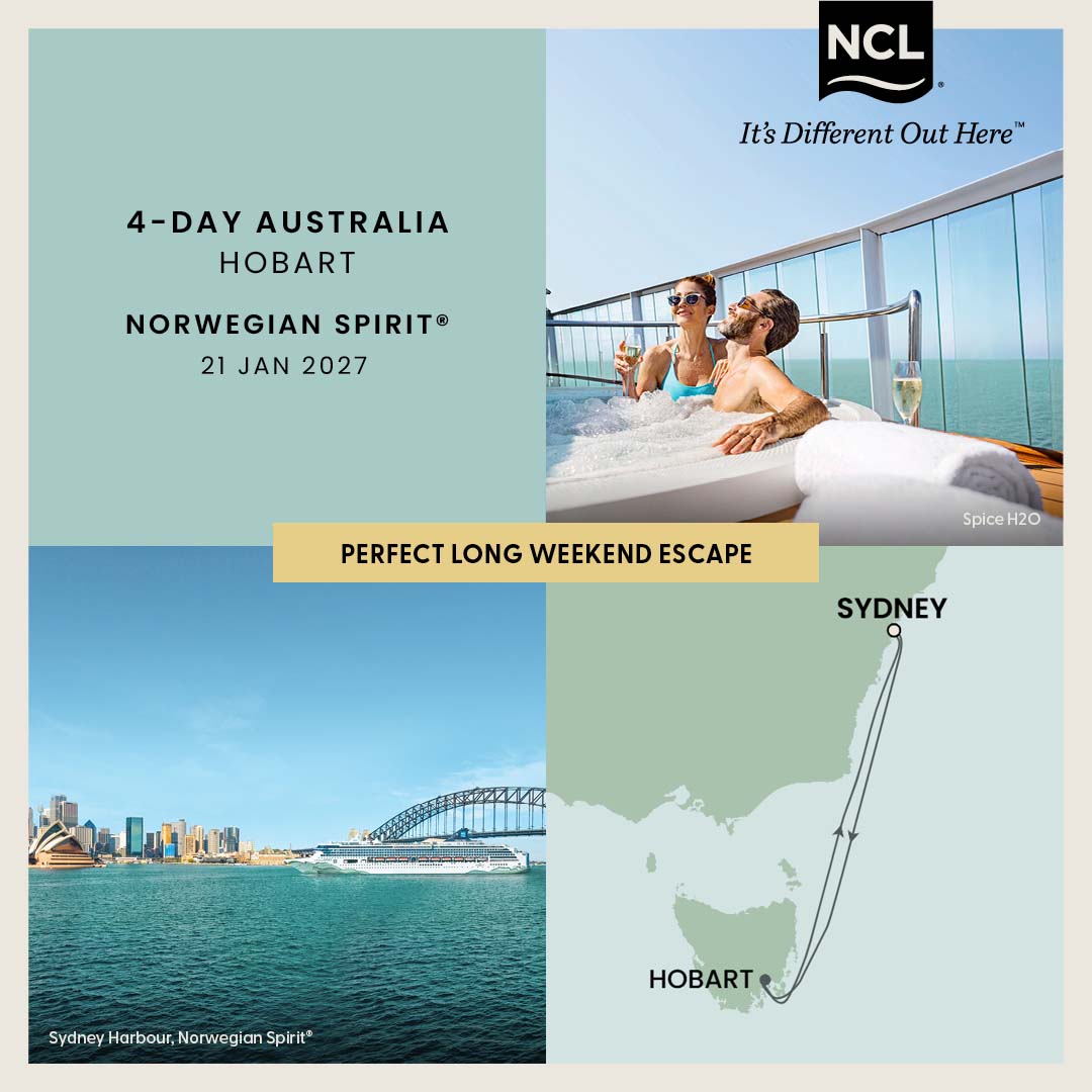 NCL tassie Cruise 21 January 2027